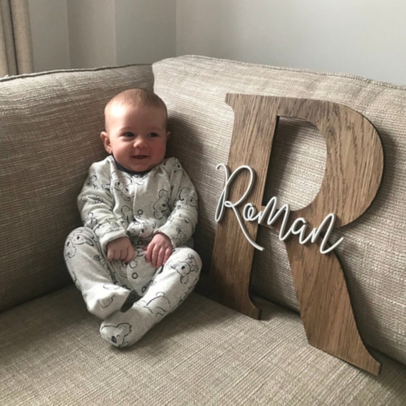 Small Oak Wood Letters Natural Wood Letters for Nursery or Home Decor Baby  Shower Gift Rustic Wedding Decor Christmas Gift Decor Eco Toy 