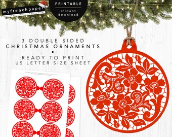 Ornament printable | Etsy