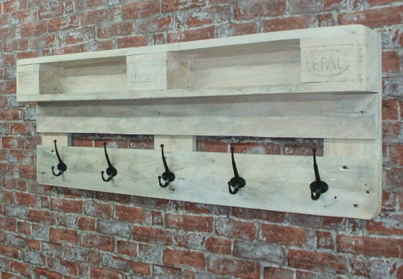 Paletten Garderobe Norderney Shabby Weiss Paletten Etsy