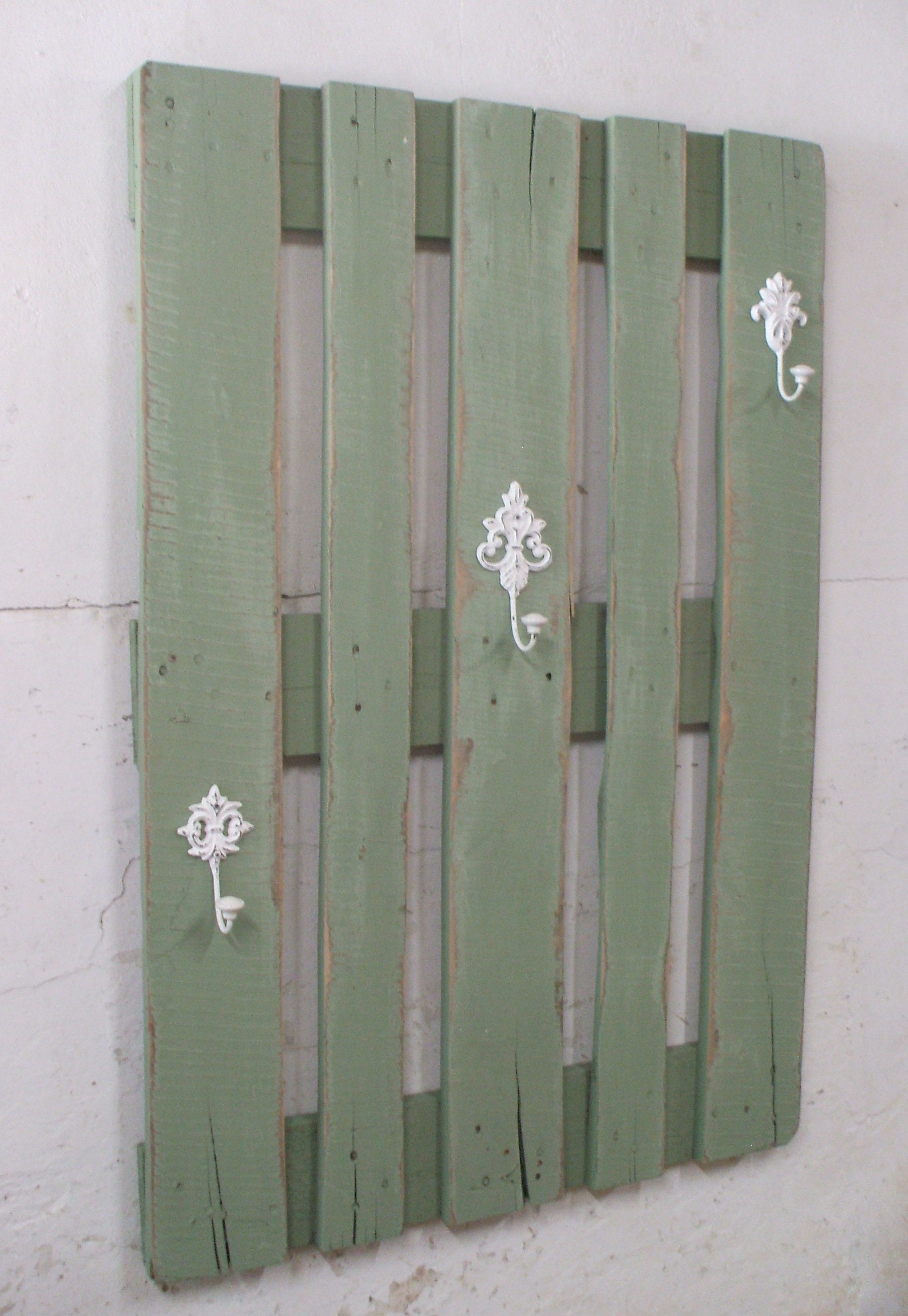 Wardrobe Pellworm Vintage Green From Pallets Pallet Furniture