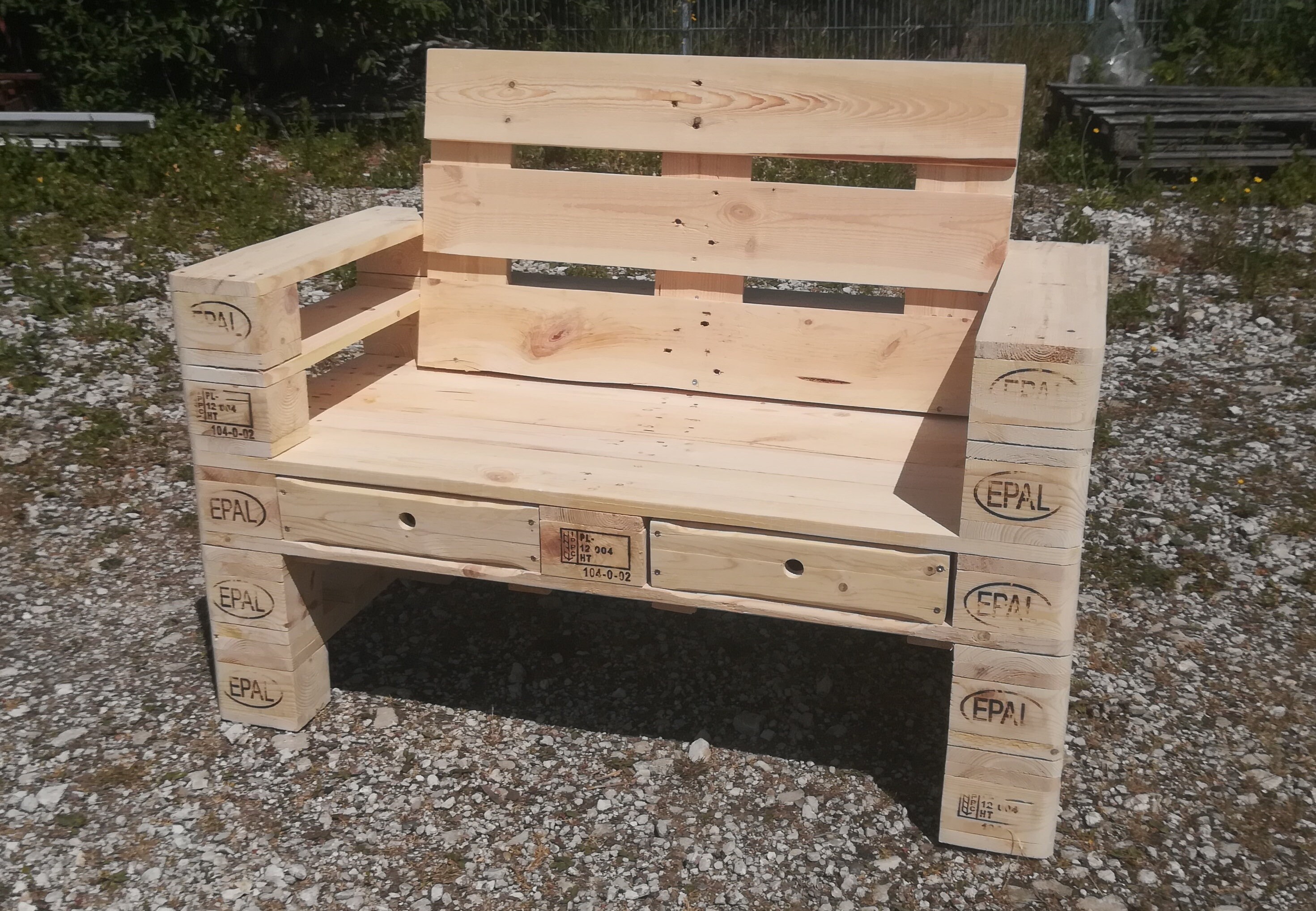 Pallet bench / bench Rühle