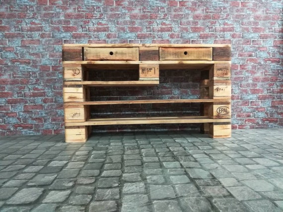 Shoe Rack Huntel Made Of Pallets Pallet Etsy