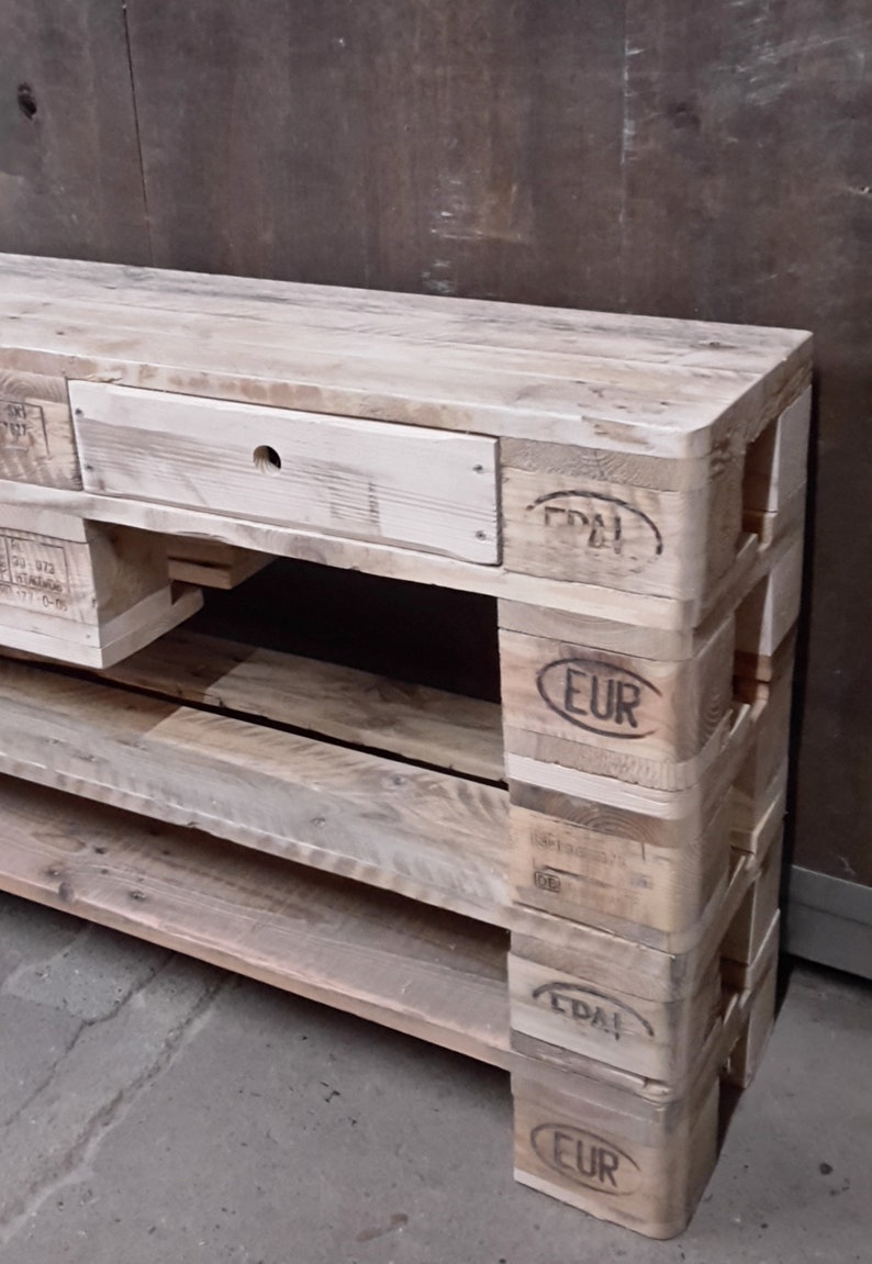 Zapatero Hntel hecho de palets / muebles de Etsy