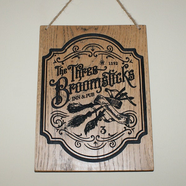 Three Broomsticks - Etsy UK