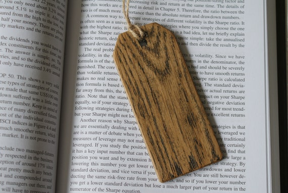 Wooden Bookmark Dark Mark HP Bookmark. Reading. Reading. 