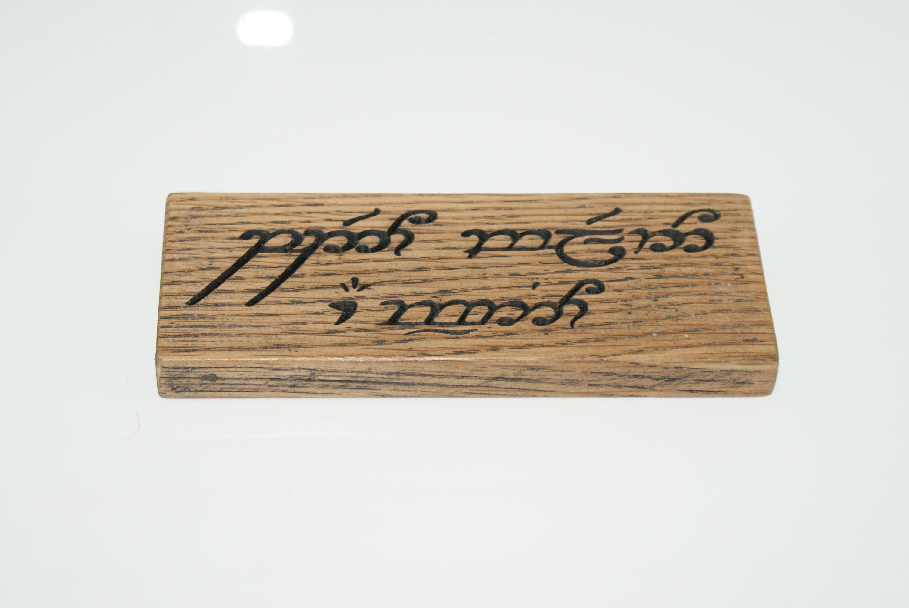 Speak Friend And Enter Elvish Wooden Shelf Sign Lord Of The Rings speak-friend-and-enter-elvish-wooden-shelf-sign-lord-of-the-rings