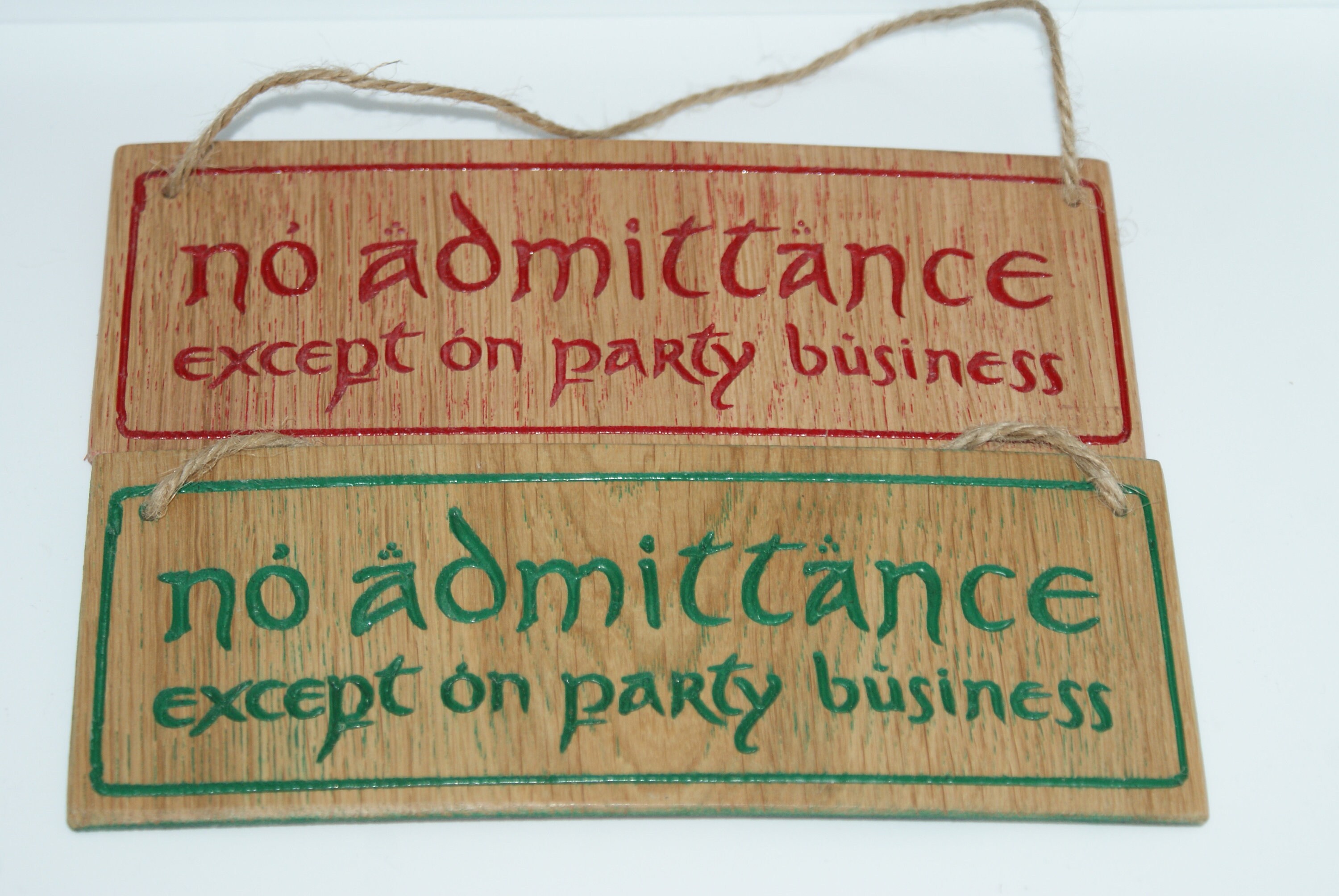 No admittance except on party business Wooden Sign Lord of | Etsy