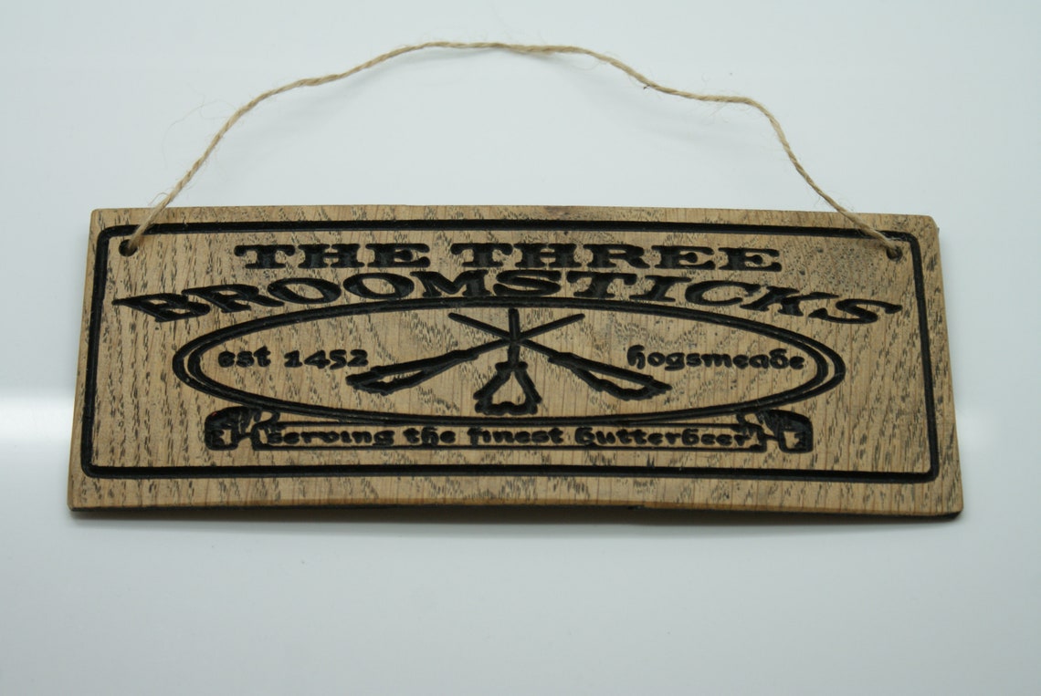 Three Broomsticks Hogwarts Harry Potter Unique Gift Gift Etsy