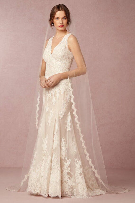 corded lace wedding dress
