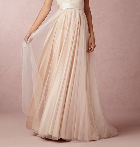 Claudia Bridal Tulle Skirt Two Piece Wedding Dress Bridal Etsy