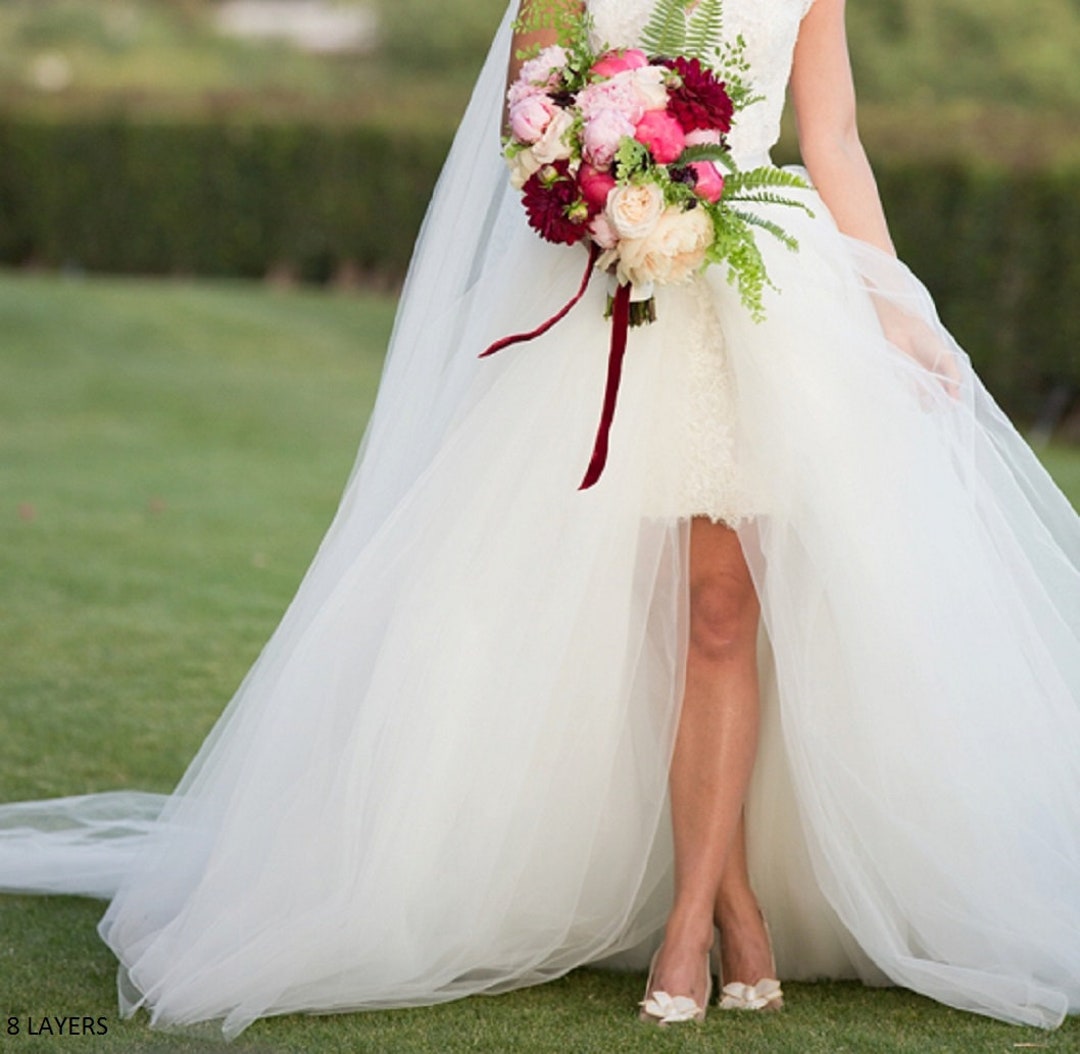 CHARLOTTE Separates Tulle Over Skirt Detachable Wedding Skirt - Etsy