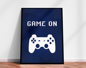 Gaming Wall Art, Video Game Print, Gaming Room Decor, Printable Wall Art, Video Game Party, Video Game Poster, Gaming Decor, Instant