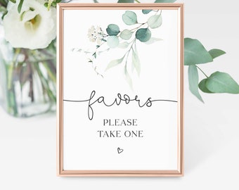 Baby Shower Succulent Favor Sign - 8x11 Inch Eucalyptus Wooden Thank You Sign
