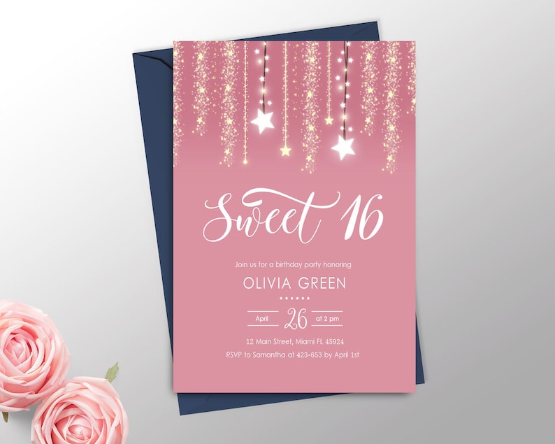 Stylish Lovable 16 Invitation Printable, Crimson Adorable 16 Invitation Female, 16th Birthday Invites, Cute 16 Invite, 16th Birthday Get together picture about Printable Sweet 16 Invitations named Classy Lovable 16 Invitation Printable, Red Lovable 16 Invitation Woman, 16th Birthday Invites, Lovable 16 Invite, 16th Birthday Social gathering