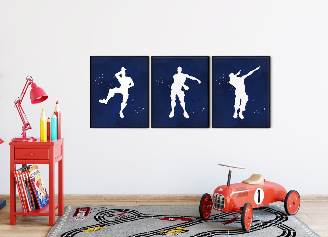 Gaming Wall Art Set of 3 Video Game Wall Art Gaming Prints Etsy