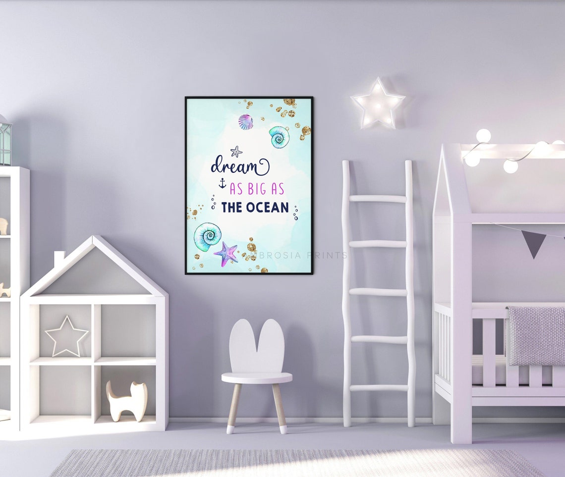 Under the Sea Wall Art Ocean Nursery Prints Under the Sea Etsy