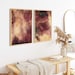 Burgundy Wall Art Set of 2 Burgundy Gold Wall Art Printable - Etsy