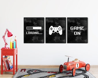 Gaming Wall Art Set van 3 Gaming Prints Set Video Game Print