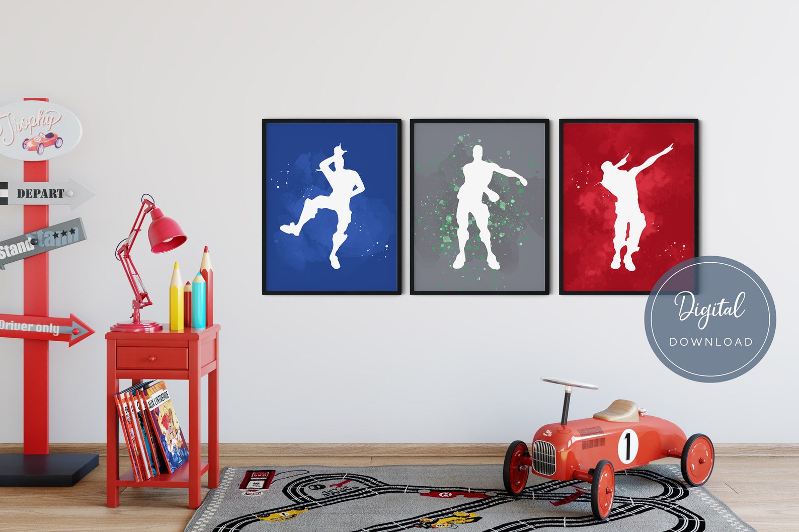 Gaming Wall Art Set of 3 Video Game Wall Art Gaming Prints Etsy