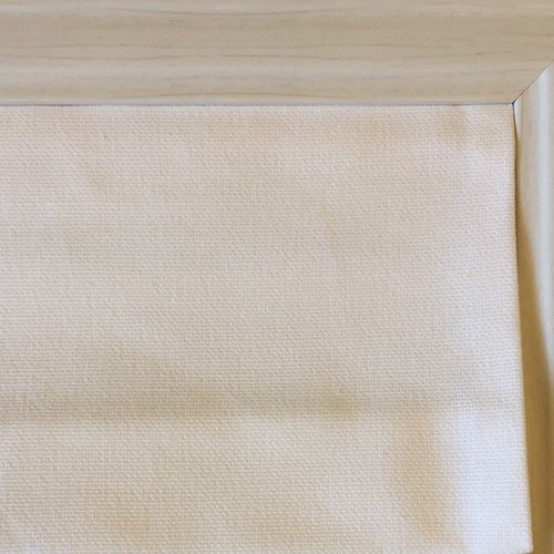 Quick Ship Custom Roman Shade in White Slubby Linen Etsy