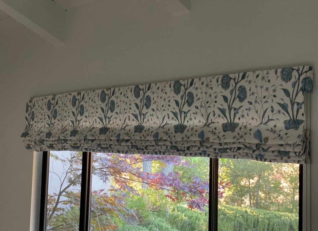 Schumacher Khilana Custom Roman Shade - Etsy