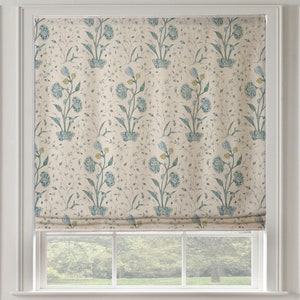 Schumacher Khilana Custom Roman Shade