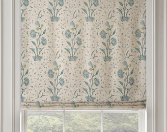 Schumacher Khilana Custom Roman Shade