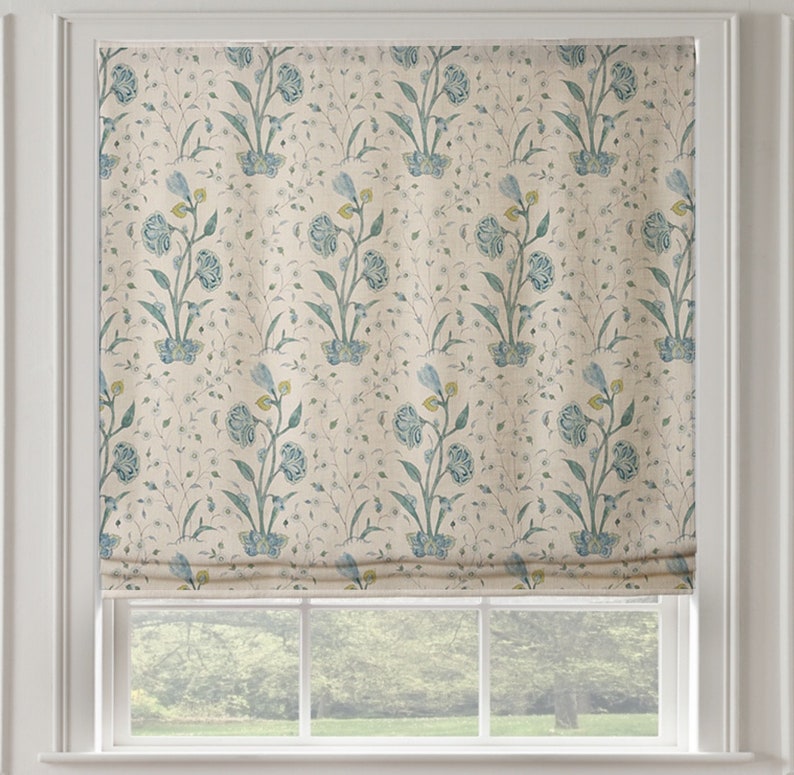 Schumacher Khilana Custom Roman Shade - Etsy