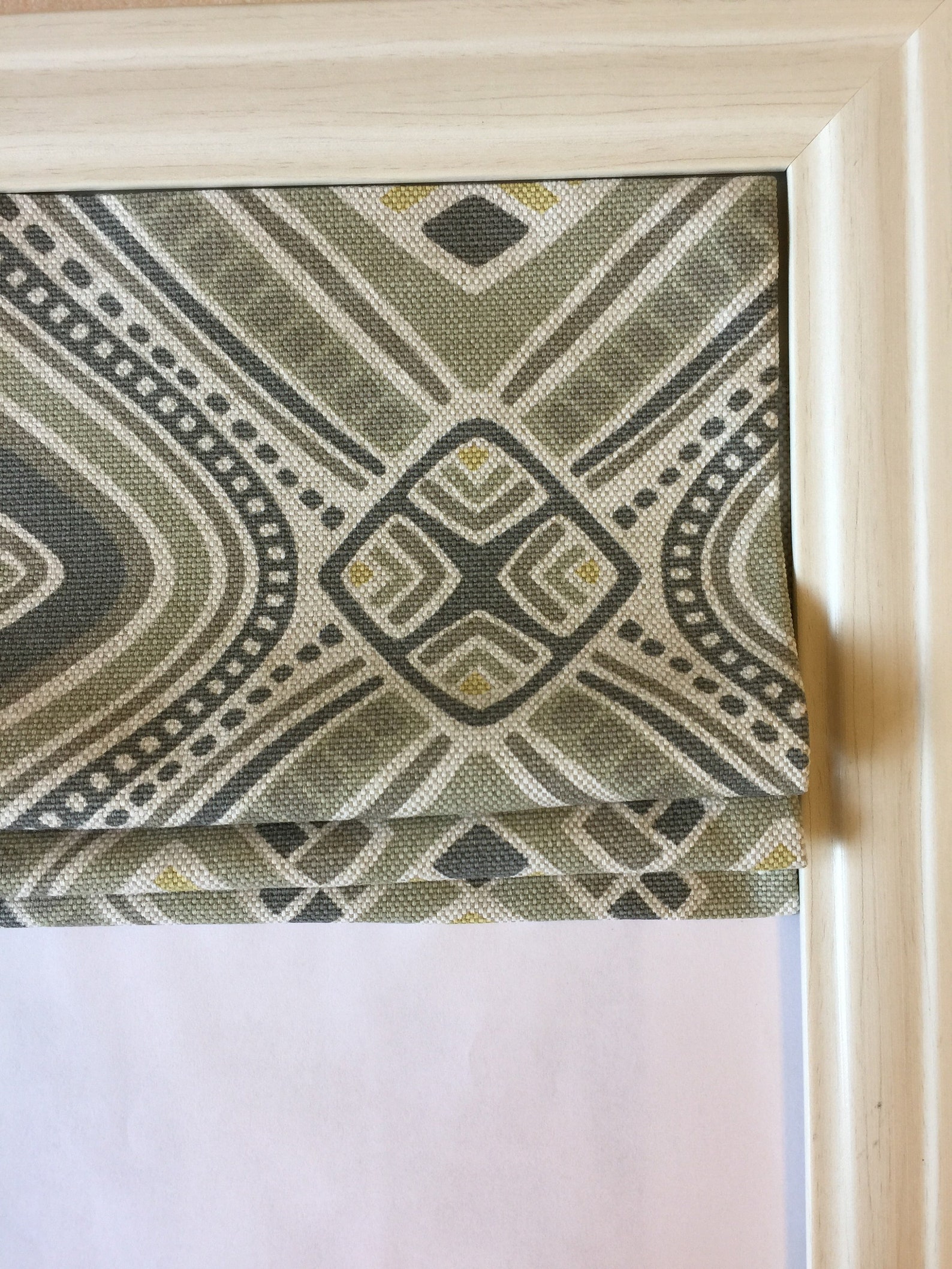 Roman Trumpet Pattern Custom Roman Shade in Dream Trumpet - Etsy