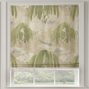 NEW Thibaut Willow Tree Roman Shade