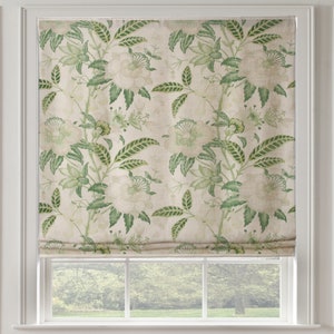 Lee Jofa Davenport Greenery Roman Shade