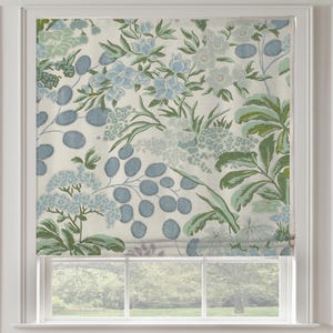 NEW Anna French Meadow Roman Shade Shown in Lavender and Blue