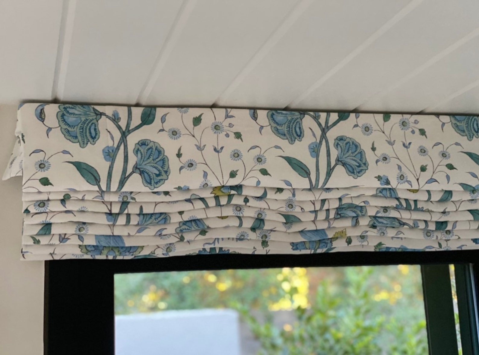 Schumacher Khilana Custom Roman Shade - Etsy