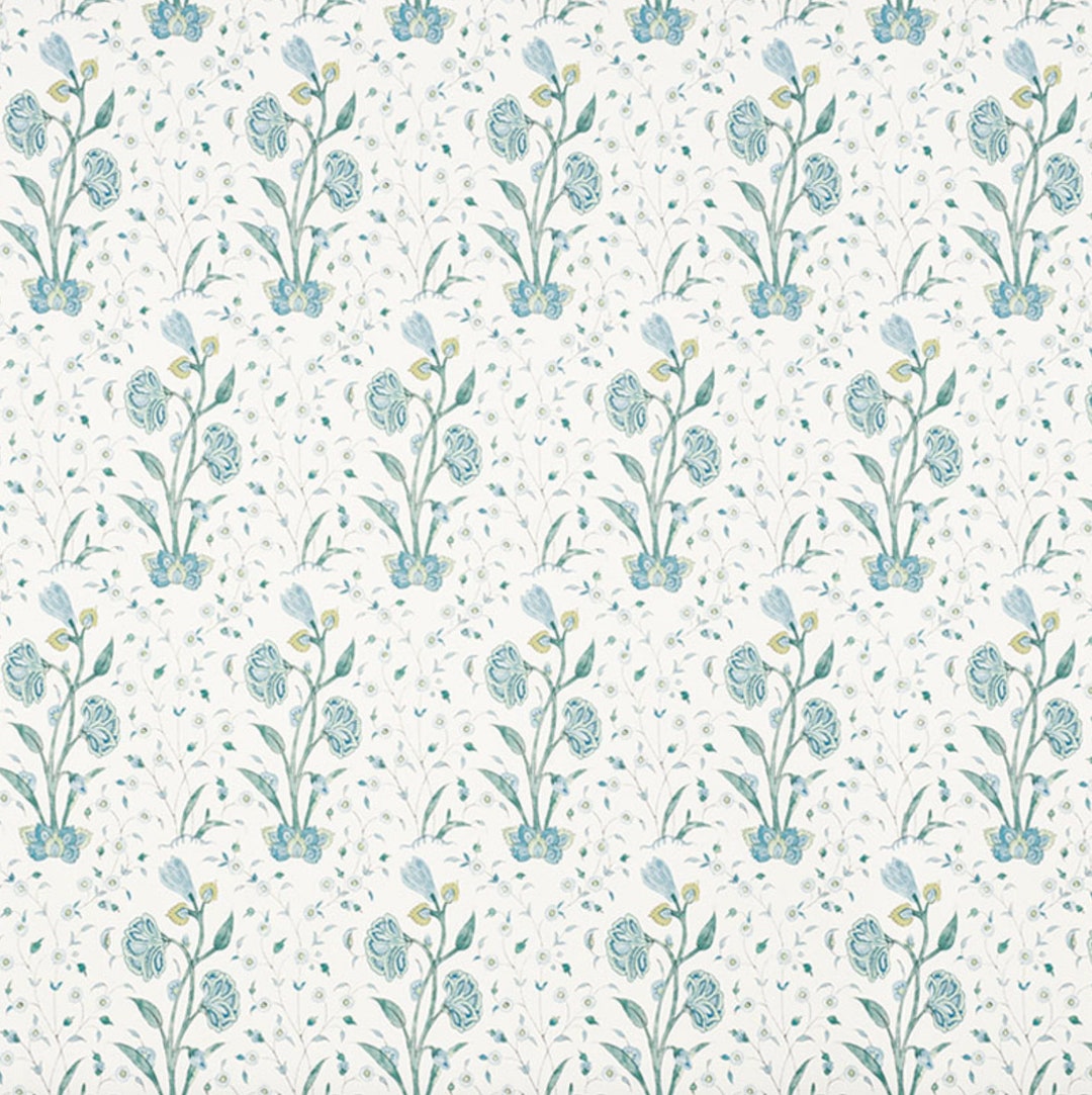 Schumacher Khilana WALLPAPER in Peacock/other Colors Available - Etsy