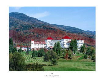 Mt. Washington Hotel fall Limited Edition 20 x 24 FREE SHIPPING!