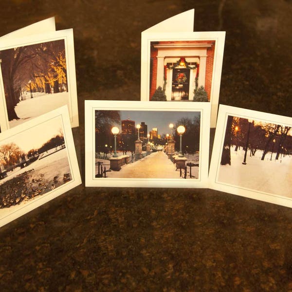 Pre Holiday Boston Christmas Cards 30 5 x 7