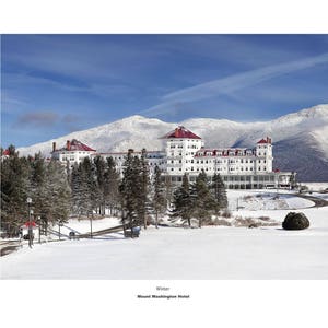 Mount Washington Hotel winter Limited Edition 20x24  FREE SHIPPING !