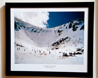Tuckerman's Spring Skiing original photograph 20x24 framed
