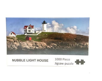 Nubble Lighthouse Puzzle panoramic