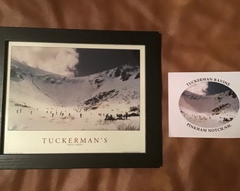 Tuckerman Ravine 8x10 con pegatina