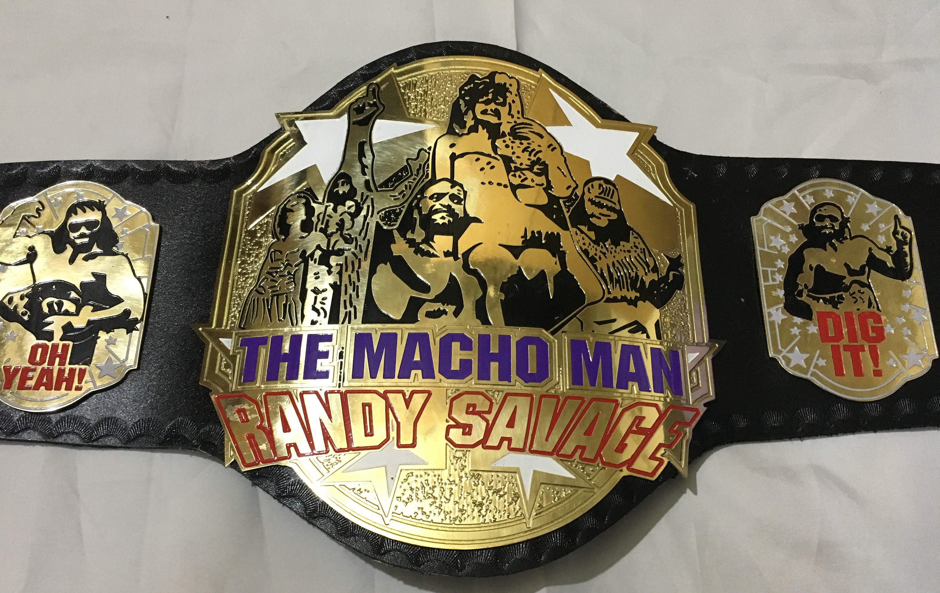 WWE Macho Man Championship Belt Etsy