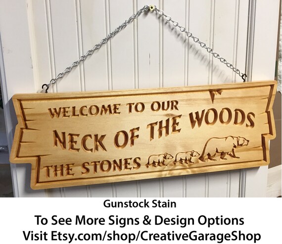Family Name Signs Lodge Decor Cabin Signs Anniversary Etsy