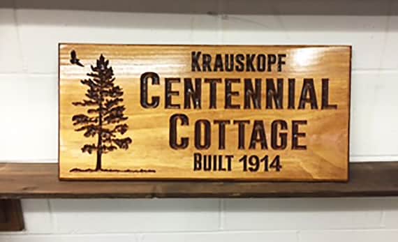 Family Name Signs Outdoor Wood Signs Anniversary Gift For Etsy