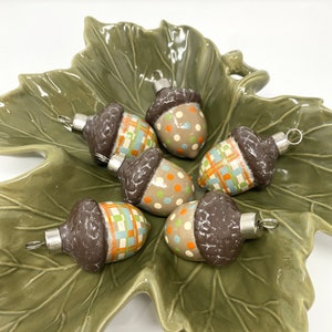 Pretty Fall Acorn Ornaments