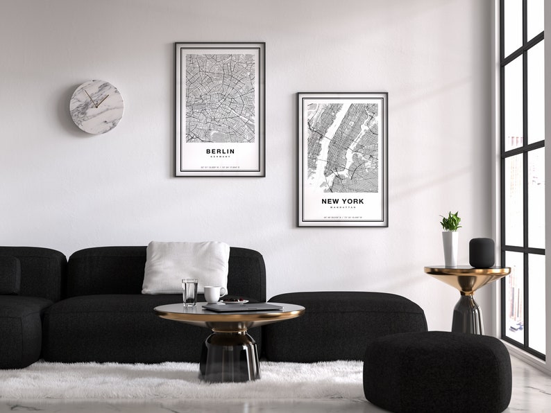 Berlin Map, Berlin City Map, Berlin Map Print, Berlin Print, Berlin Poster, Map Of Berlin, Printable Berlin Map Art, Berlin Map Wall Art image 9