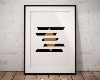 Minimalist Geometric Art Print, Nordic Design Print, Printable Minimalist Geometric Art , Minimalist poster, Affiche Scandinave, Nordic Art