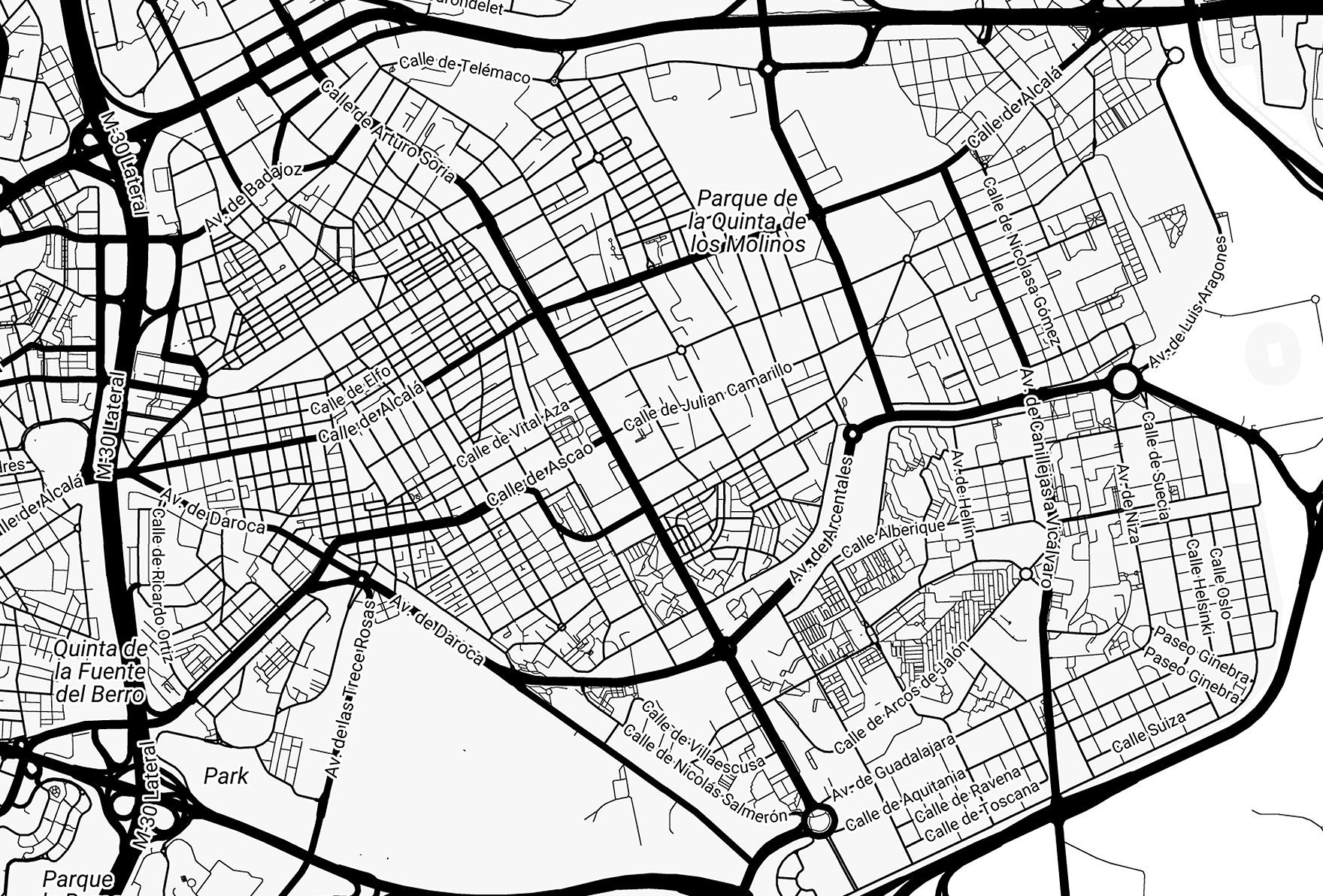 Madrid Map Madrid City Map Madrid Print Map of Madrid - Etsy