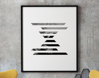 Minimalist Poster, Geometric Poster Art, Minimalist Geometric Print, Minimalist Geometric Art Printable, Scandinavian Printable Art Print