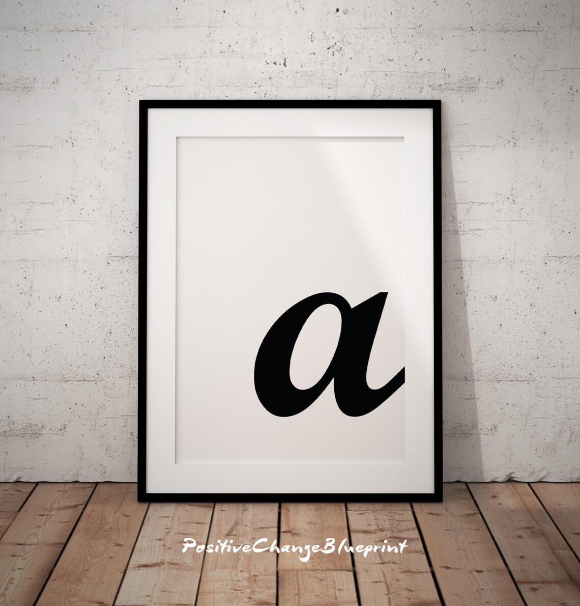 Letter A Art Black Letter A Letter A Wall Art Letter A - Etsy
