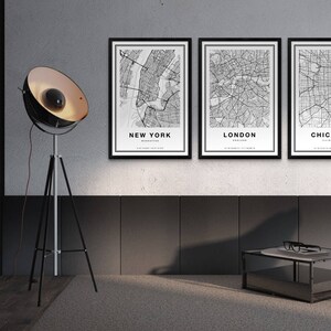 Chicago Map Print, Chicago City Map Print, Chicago Print, Chicago Art, Chicago Poster, Chicago Map Art, Map of Chicago Illinois image 3